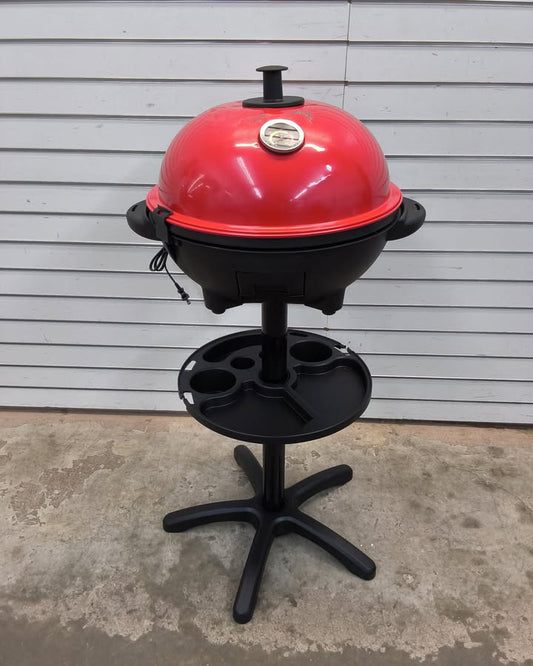 Electric BBQ Grill 1200W Indoor Outdoor Grill with 2-Zone Non-Stick Grilling Plate