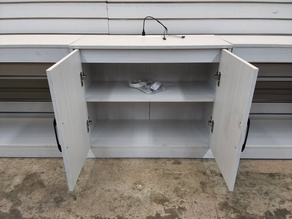 TV Stand for TVs up to 85 Inches LED Entertainment Center with Power Outlets