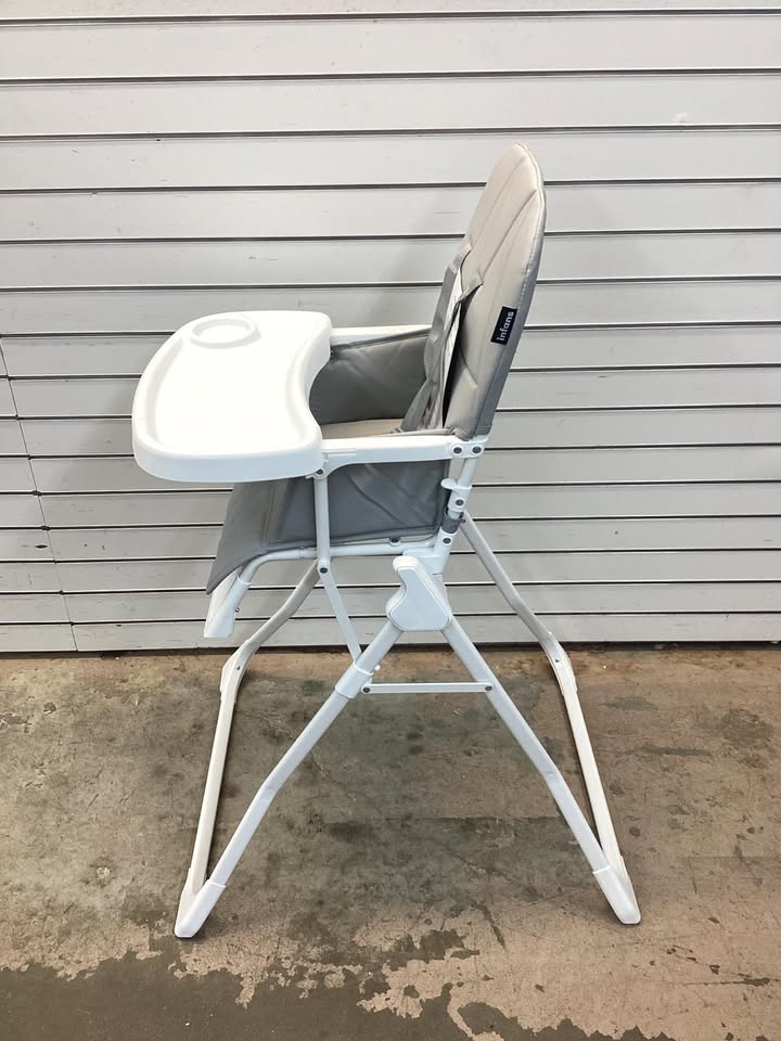INFANS Foldable High Chair for Babies & Toddlers with Multiple Adjustable Backrest, Footrest and Seat Height