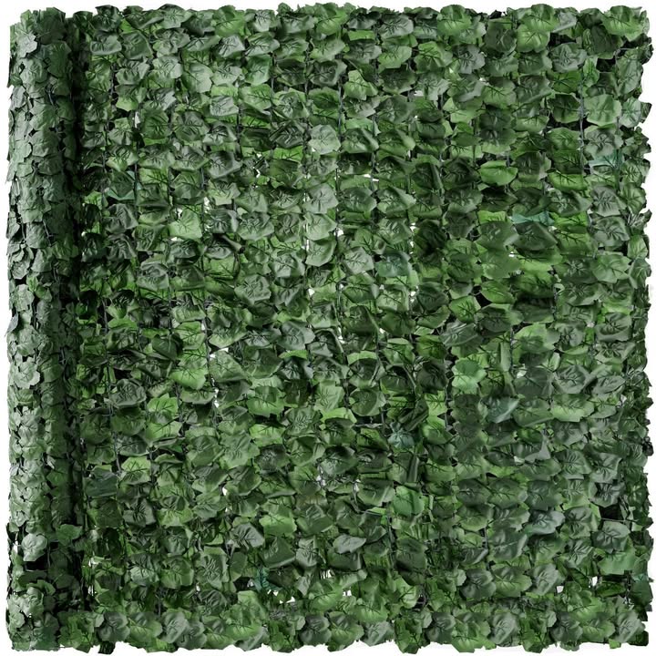 Outdoor Faux Ivy Privacy Screen Fence, 94” x 59”