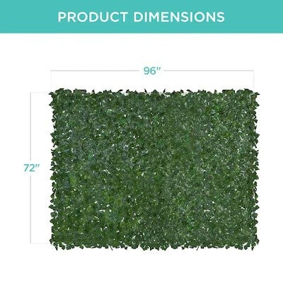 Hedge Privacy Fence Screen for Outdoor Decor Garden Yard - Green - 96" x 72"