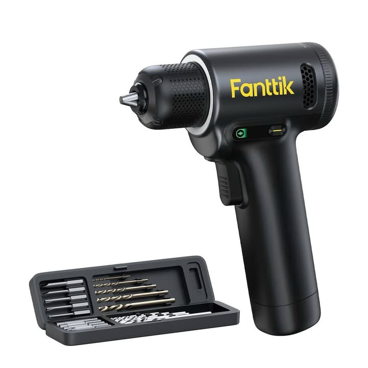 Fanttik Cordless Electric Drill with Brushless Motor & Dual Screen