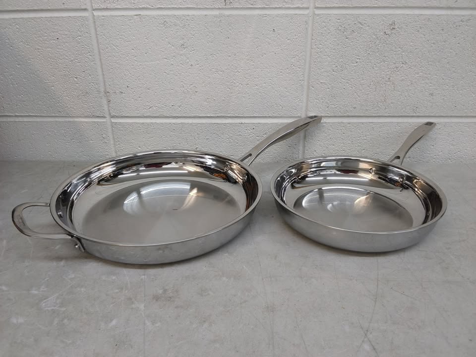 Cuisinart 2-Piece Premium Tri-Ply 10” & 12” Skillet Set
