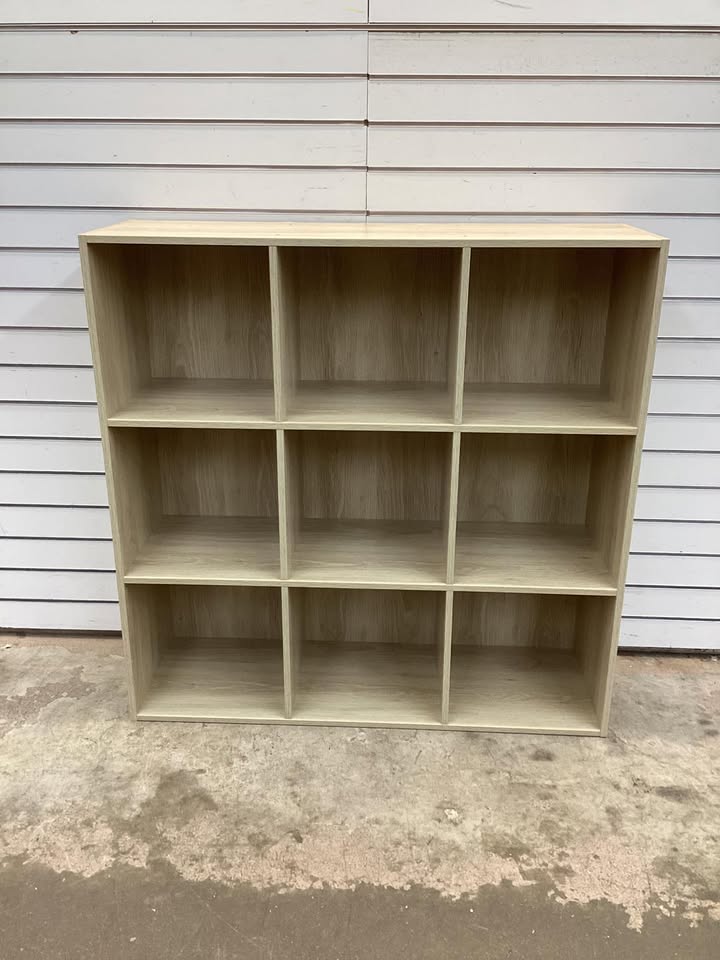 9-Cube Bookshelf Storage Display w/ 3 Removable Panels