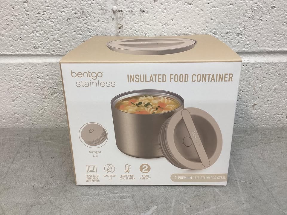 Bentgo Insulated Stainless Steel Food Jar, Gold