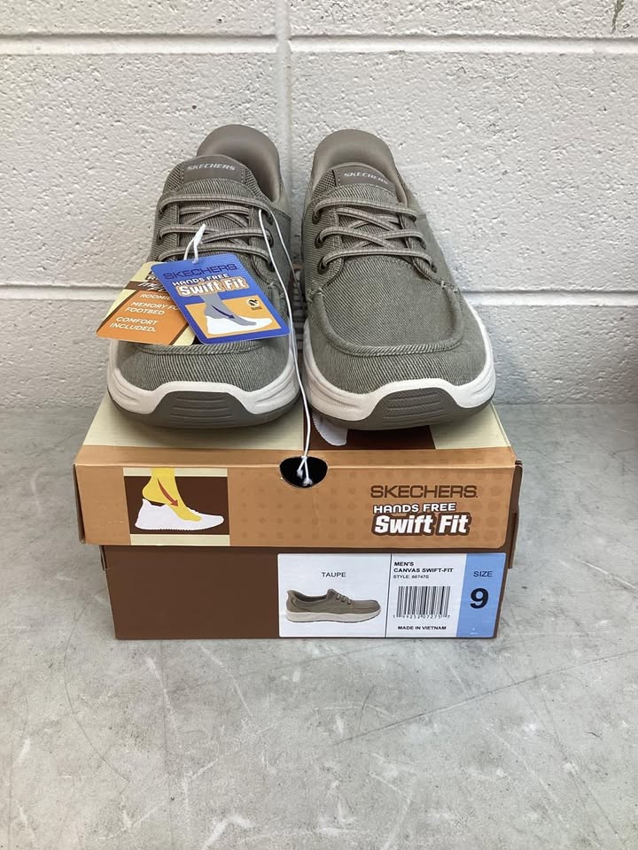Skechers Men's Hands Free Swift Fit Canvas Sneaker