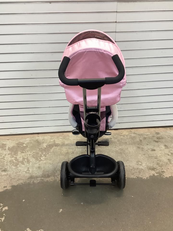 4-in-1 Baby Trike Kids Tricycle with Removable Canopy and Adjustable Push Handle