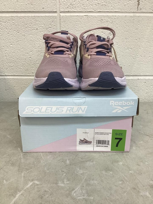 Reebok Women's Soleus Running Sneaker in Purple, Size 7