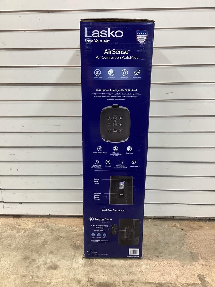 Lasko Stratus 35" High Velocity Tower Fan with Remote