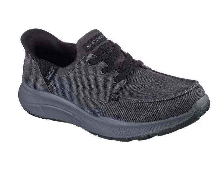 Skechers Men's Hands Free Swift Fit Canvas Sneaker Size 10