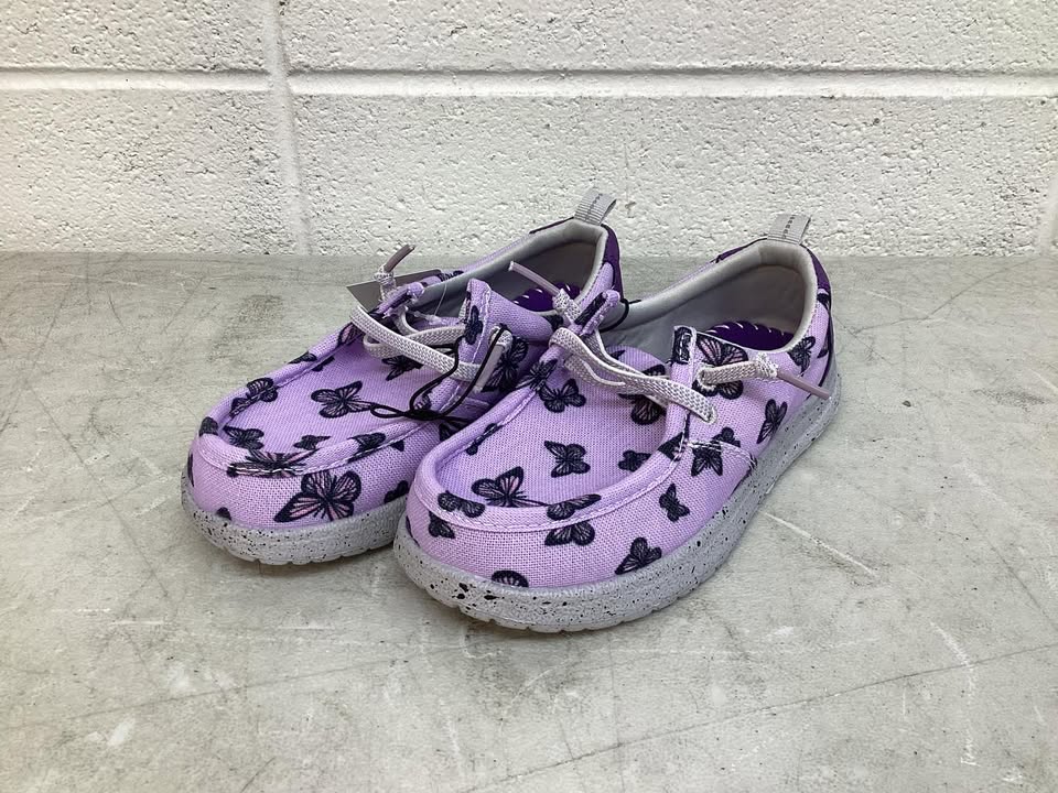 Eddie Bauer Girls Canvas Loafer, Size 12K