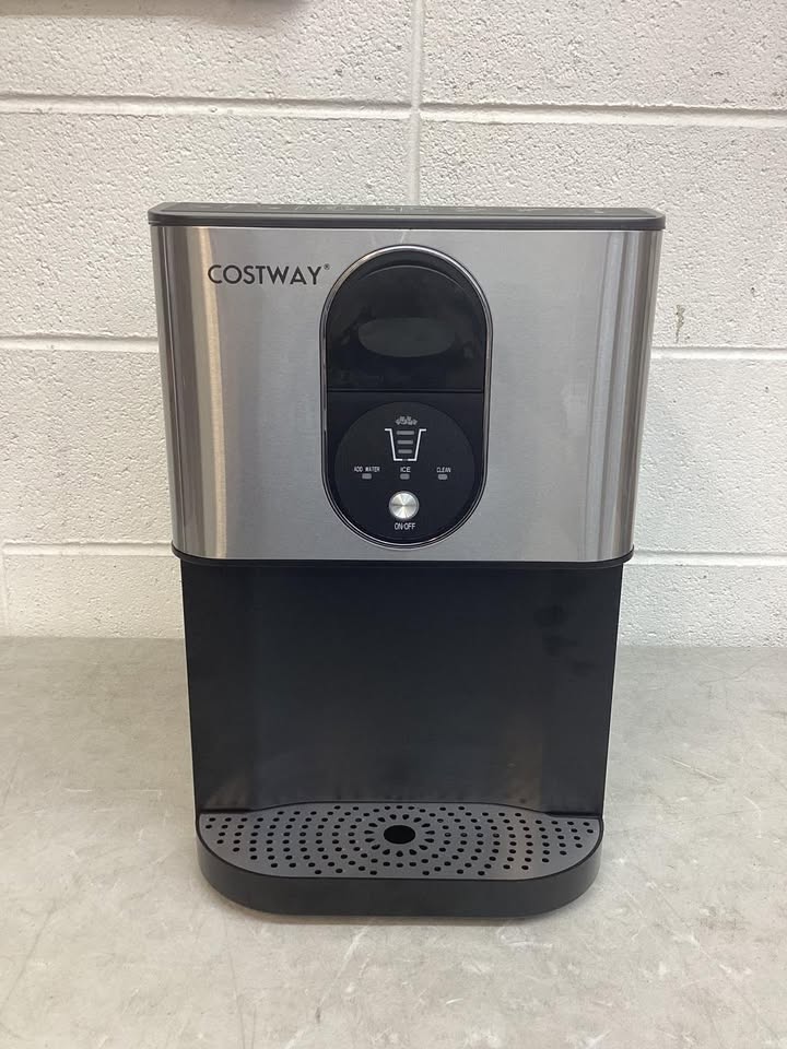 Self Dispensing Nugget Ice Maker Countertop with Soft Chewable Pellet Ice Cubes