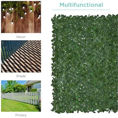 Hedge Privacy Fence Screen for Outdoor Decor Garden Yard - Green - 96" x 72"