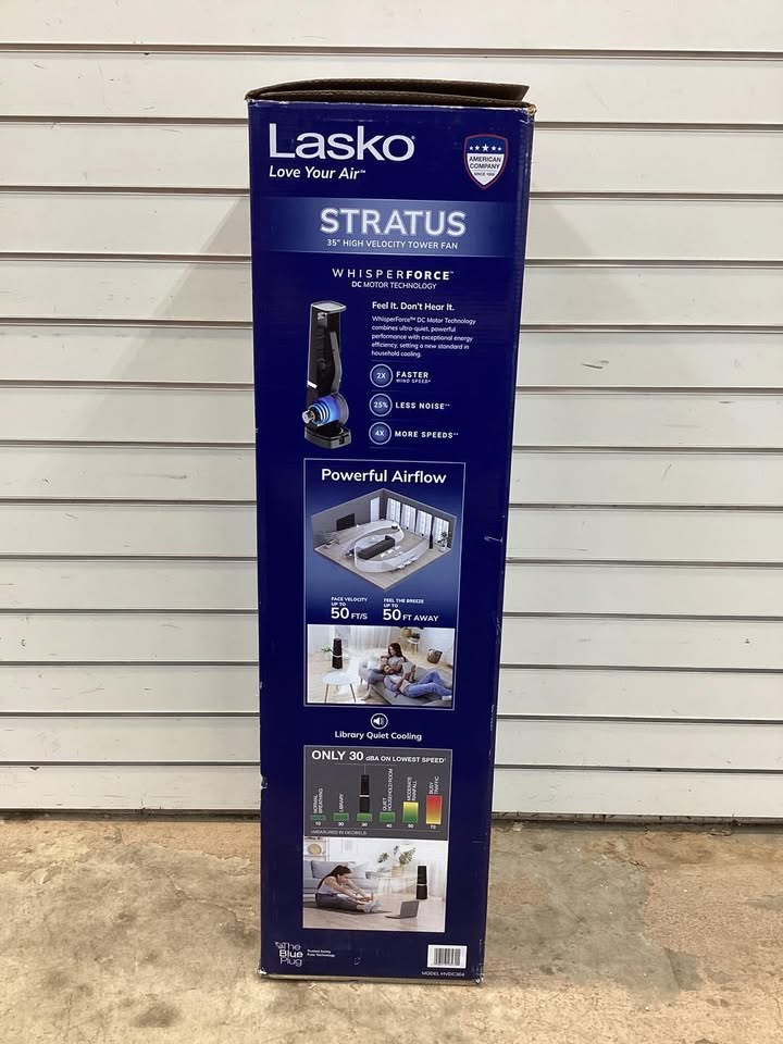 Lasko Stratus 35" High Velocity Tower Fan with Remote