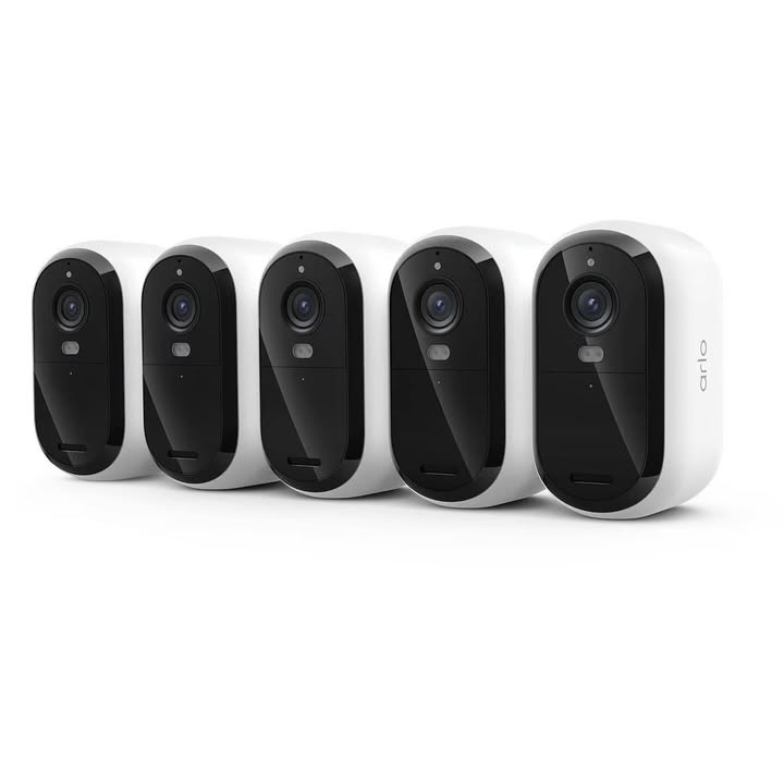 Arlo Essential Outdoor Security Camera HD (3rd Gen), 5-Pack