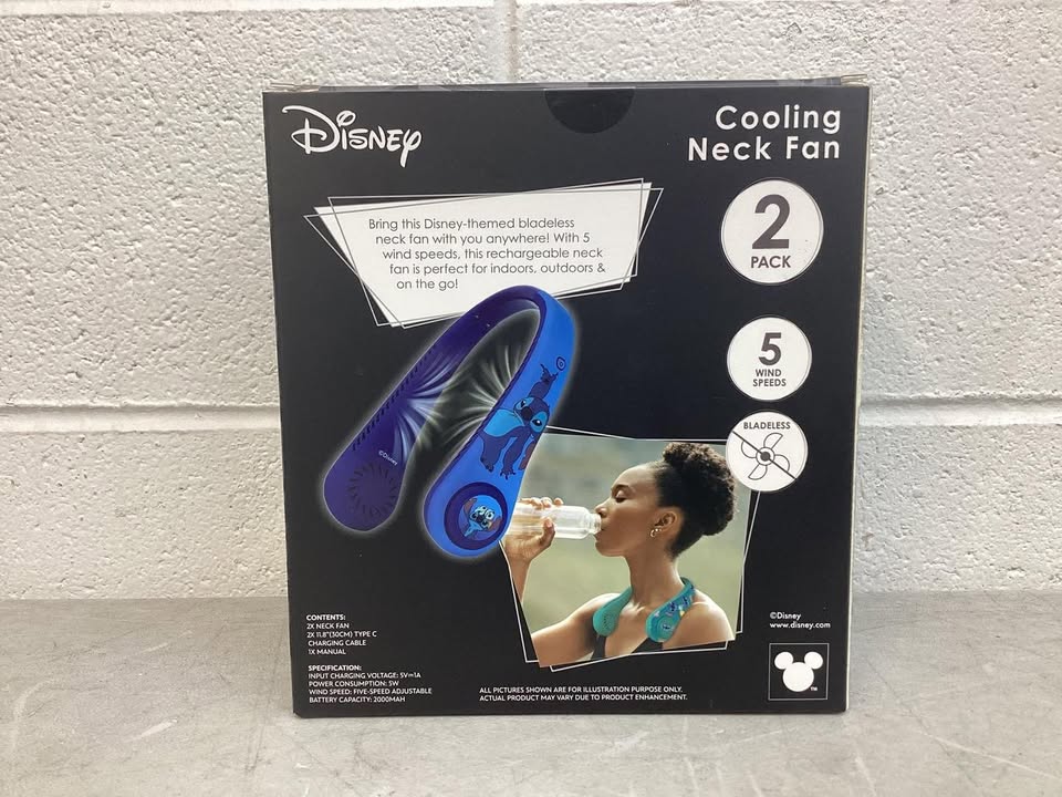 Disney Cooling Neck Fan, 2 pack