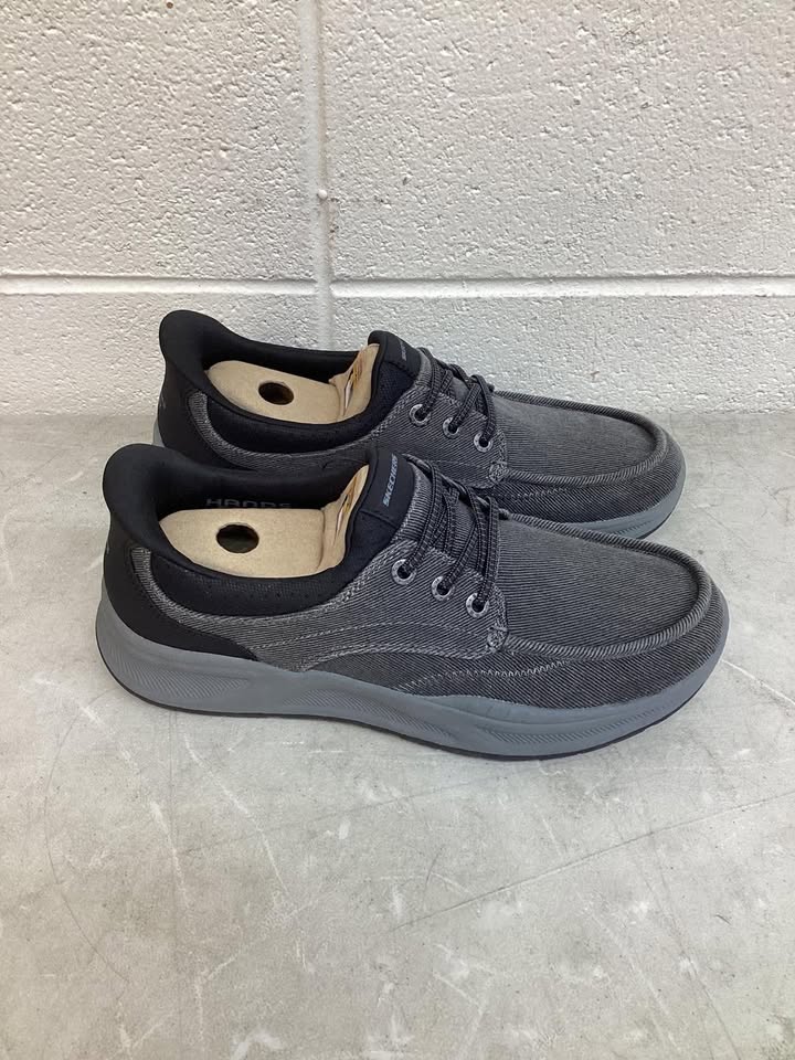 Skechers Men's Hands Free Swift Fit Canvas Sneaker Size 10