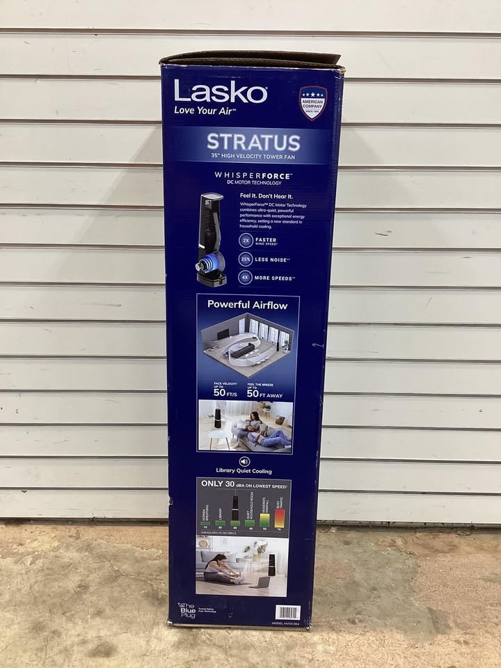 Lasko Stratus 35" High Velocity Tower Fan with Remote