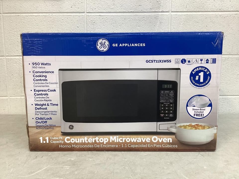 GE 1.1 cu. ft. Capacity Countertop Microwave Oven
