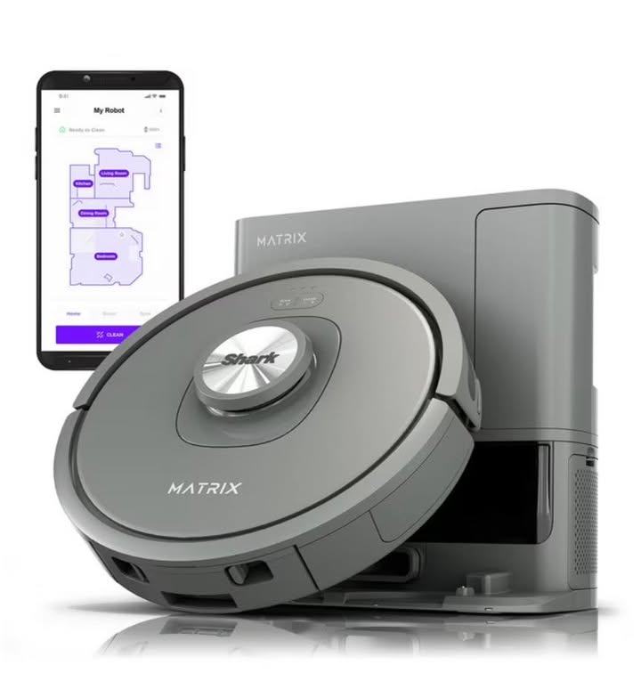 Lightly Used Shark Matrix Self-Emptying Robot Vacuum with 60 Day Dock