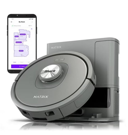Lightly Used Shark Matrix Self-Emptying Robot Vacuum with 60 Day Dock