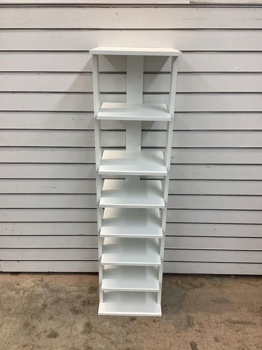 7-Tiers Vertical Wooden Space Saving Shoe Rack for Front Door