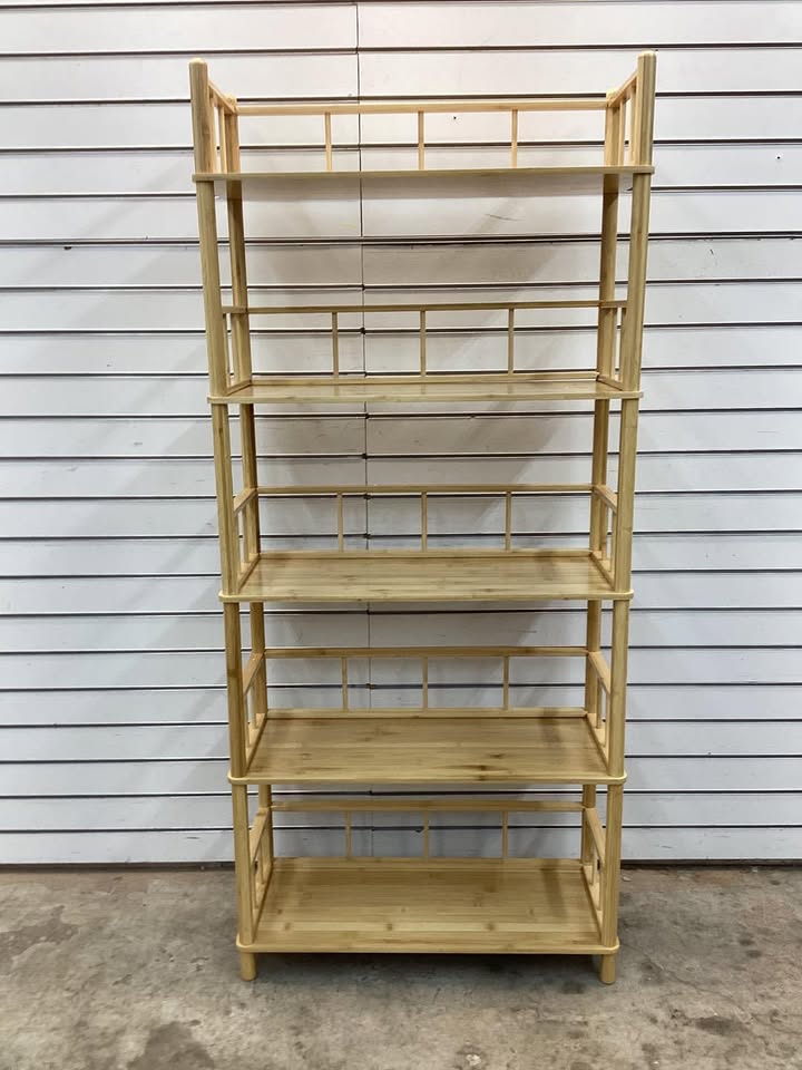 5-Tier Bamboo Shelf