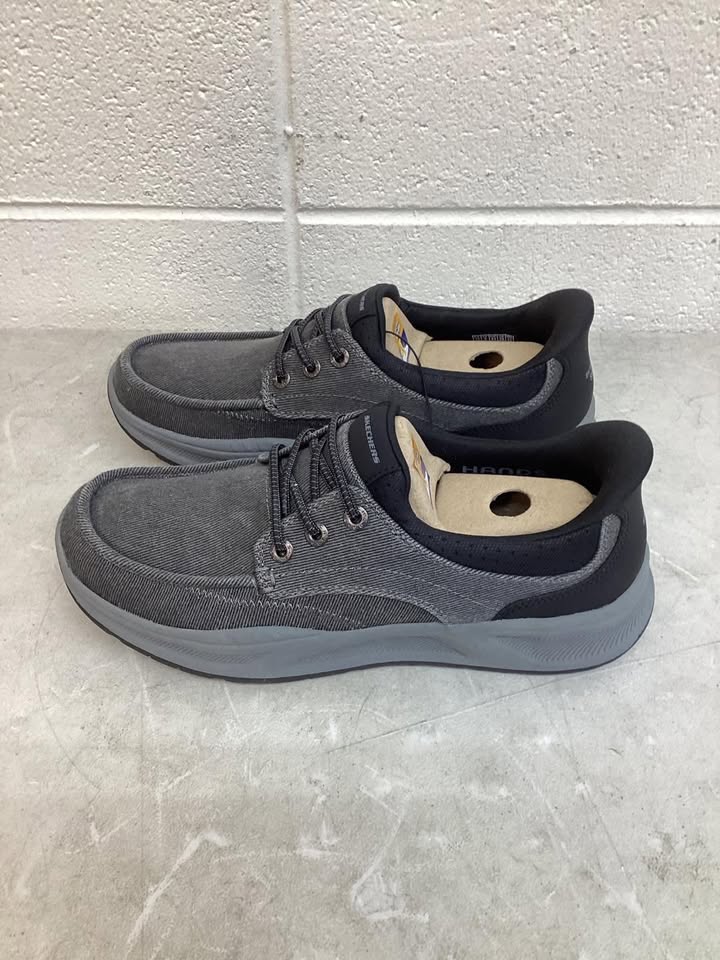 Skechers Men's Hands Free Swift Fit Canvas Sneaker Size 10