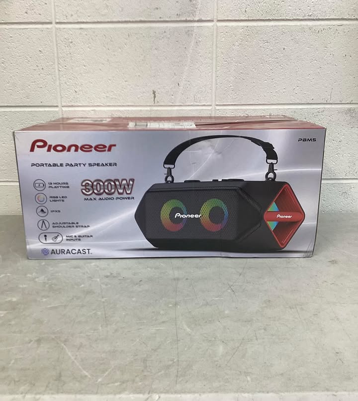 Pioneer Portable Bluetooth Boombox Party Speaker