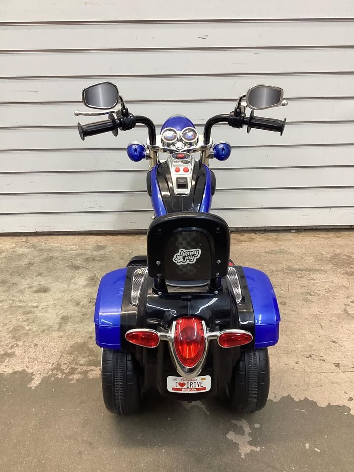 6V Powered Toddler 3-Wheel Motorbike Ride On Toy with Horn and Headlight