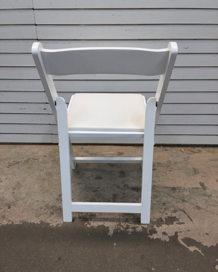 Costway 4 Pack Resin Folding Chairs with Padded Seat All-Weather Resin Frame
