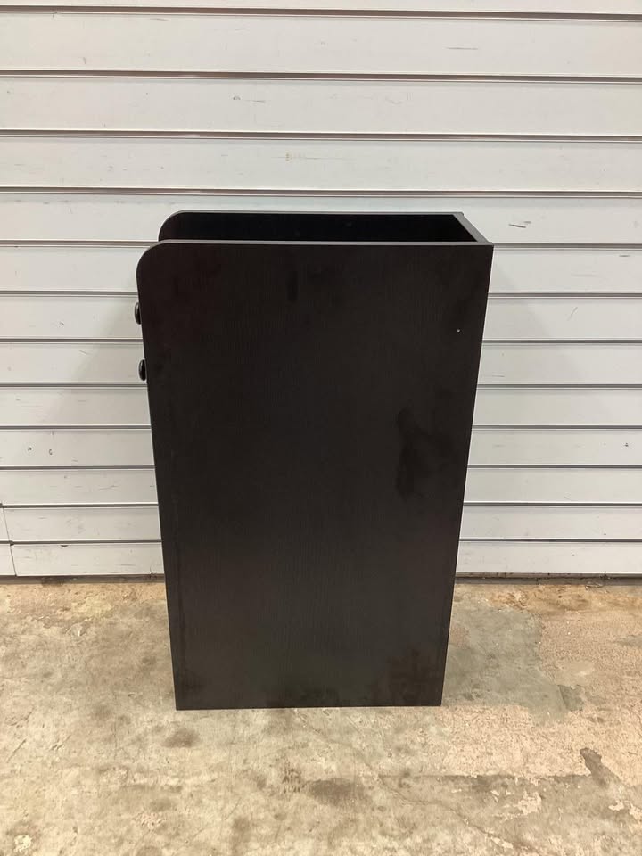 COSTWAY Slim Bathroom Cabinet, Freestanding Narrow Organizer, Black