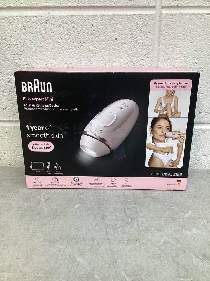 Braun IPL Silk-Expert Mini Laser, Hair Removal Kit