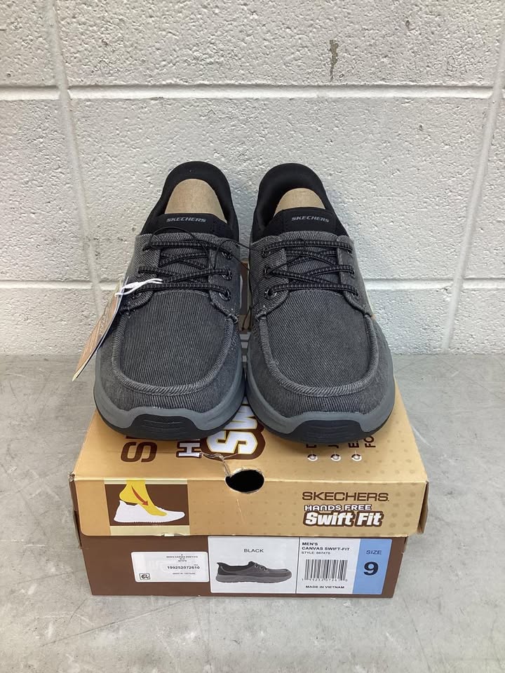 Skechers Men's Hands Free Swift Fit Canvas Sneaker