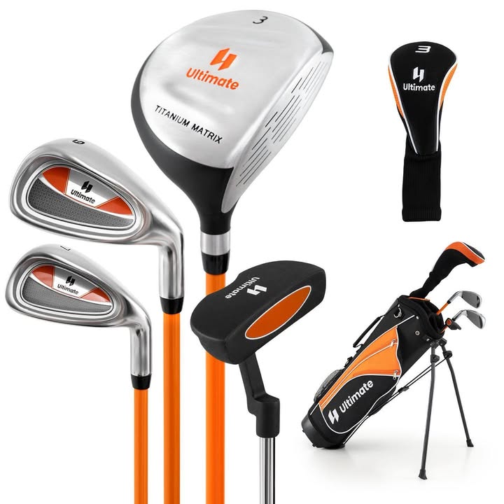 Costway Complete Golf Club Set for Children Age 11-13
