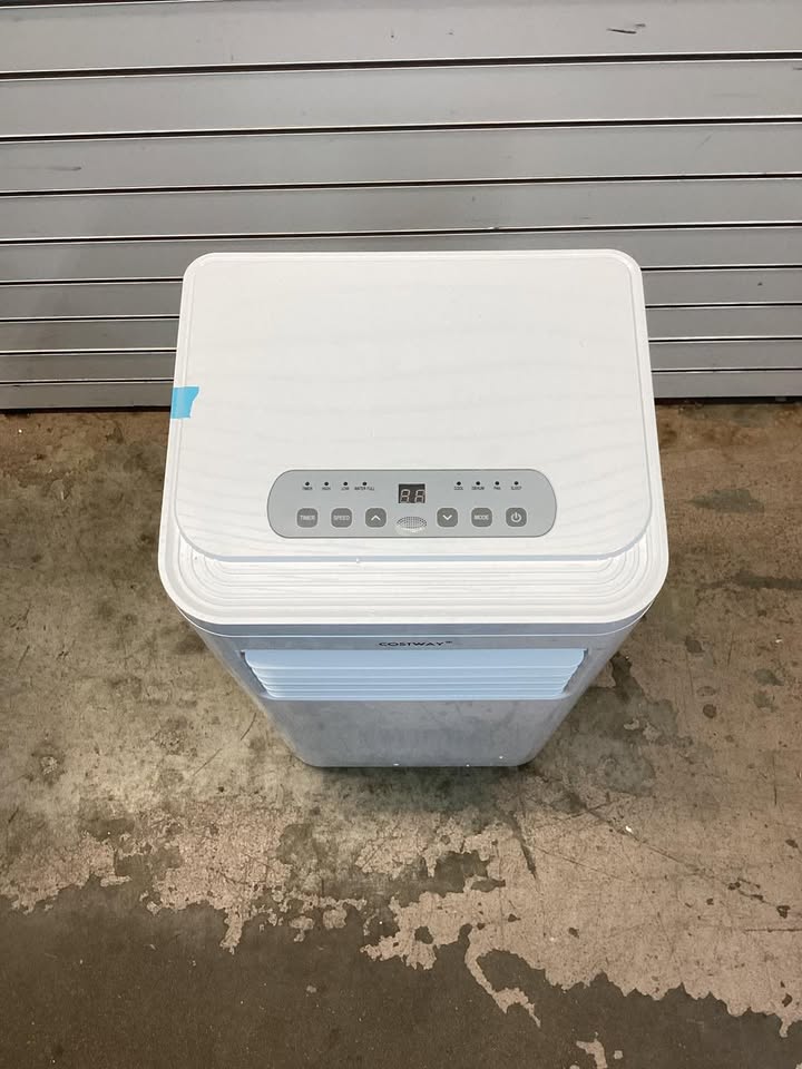 8000 BTU (ASHRAE) 5000 (SACC) BTU Portable Air Conditioner Cools 250 sq. ft. with Dehumidifier and Remote in White