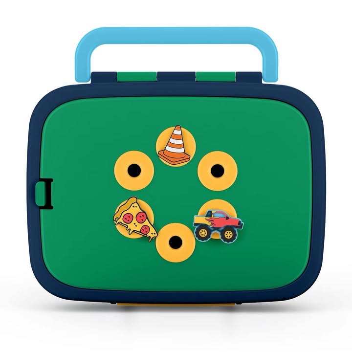 Ello Benni Kids Bento Lunch Box with Carry Handle & Ice Pack