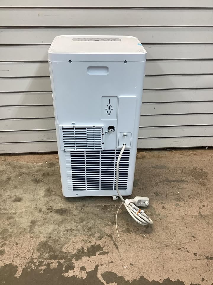 8000 BTU (ASHRAE) 5000 (SACC) BTU Portable Air Conditioner Cools 250 sq. ft. with Dehumidifier and Remote in White