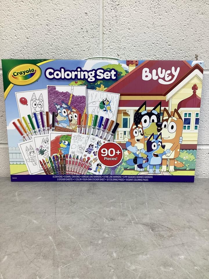 Crayola Coloring Kit Bluey