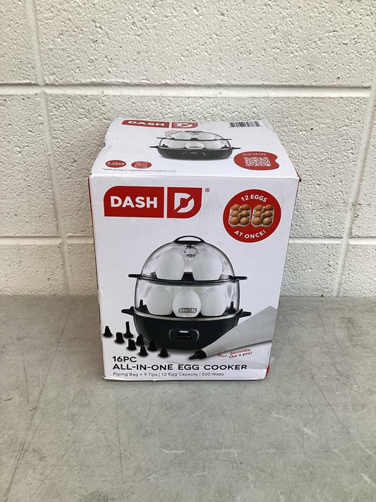 Dash 16-piece All-in-One Egg Cooker with Piping Bag and 9 Tips
