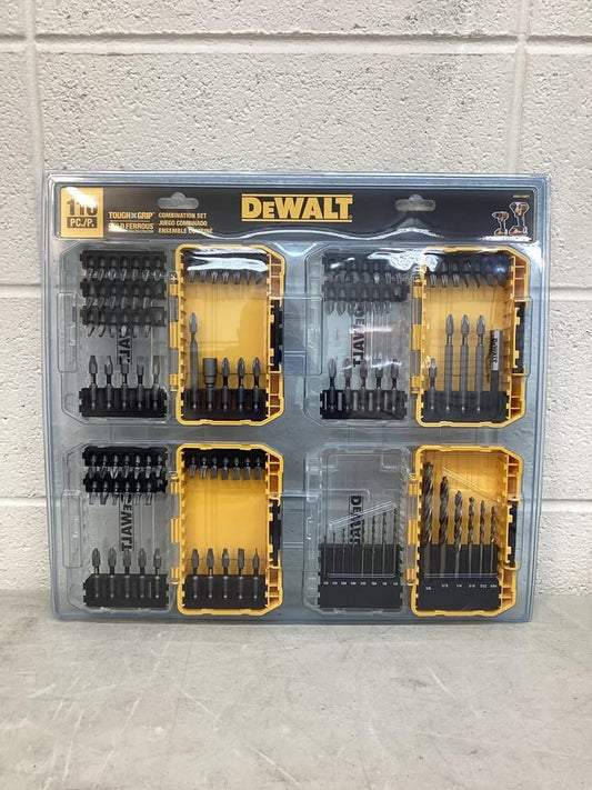 DEWALT TOUGH GRIP Screwdriver Bit Set 110 -Piece