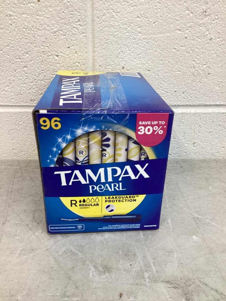 Tampax Pearl Regular Tampons, 96 ct.