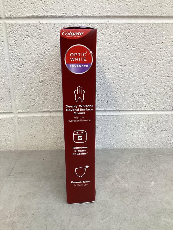 Colgate Optic White Advanced Teeth Whitening Sparkling White Toothpaste, 4.2 oz., 5 pk.