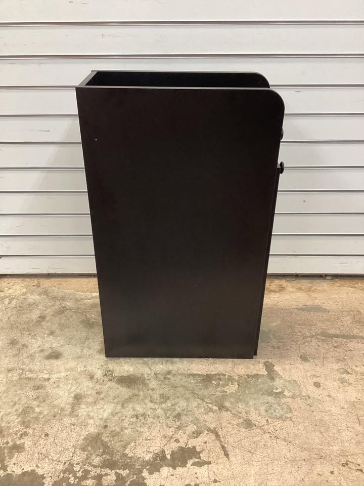 COSTWAY Slim Bathroom Cabinet, Freestanding Narrow Organizer, Black