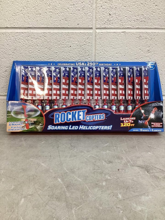 Rocket Copter 250th Anniversary Limited Edition, 16 Copters with 4 Launchers