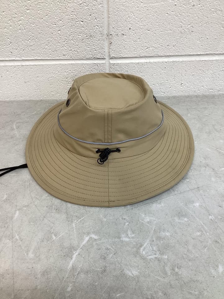 Free Authority Outdoors UV Protection Moisture Wicking Wide Brim Hat (Tan, OSFM)