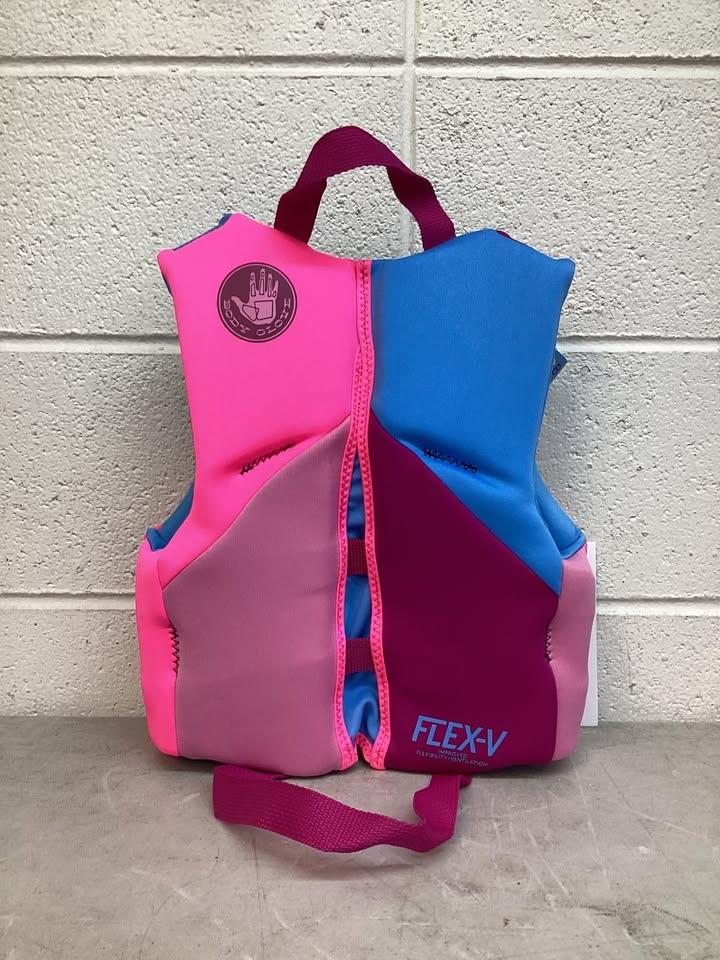 Body Glove Child PFD Girls Life Jacket, One Size, 33-55 lbs.