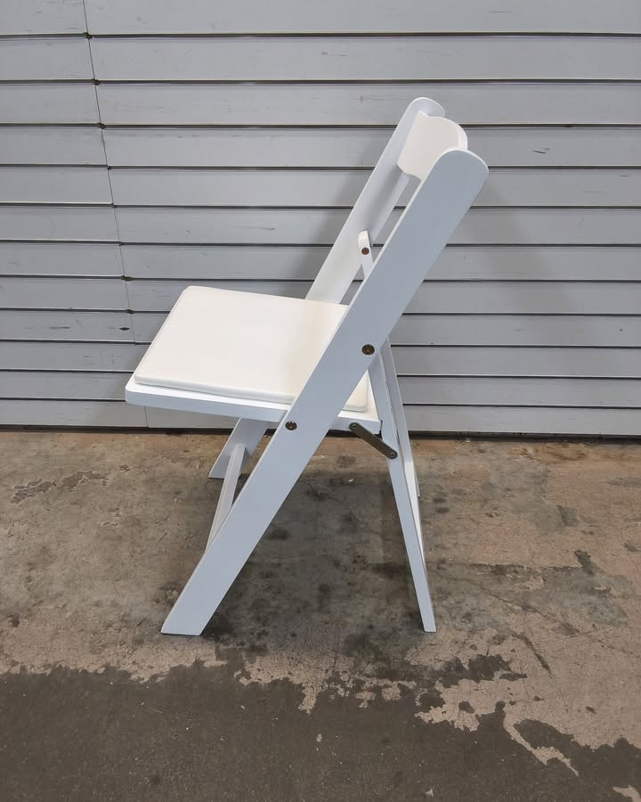 Costway 4 Pack Resin Folding Chairs with Padded Seat All-Weather Resin Frame