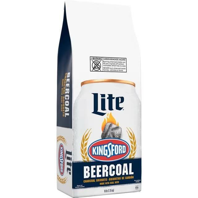 Kingsford Miller Lite Beercoal Charcoal Briquettes Made with Real Beer, 16lbs.