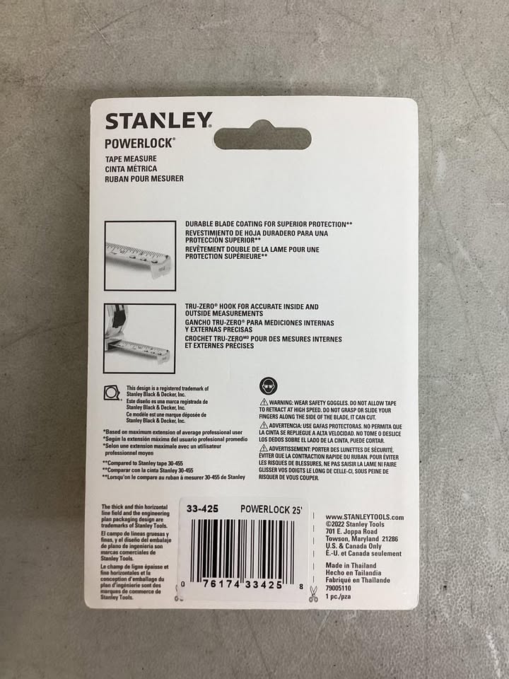 Stanley 25 ft. PowerLock Tape Measure